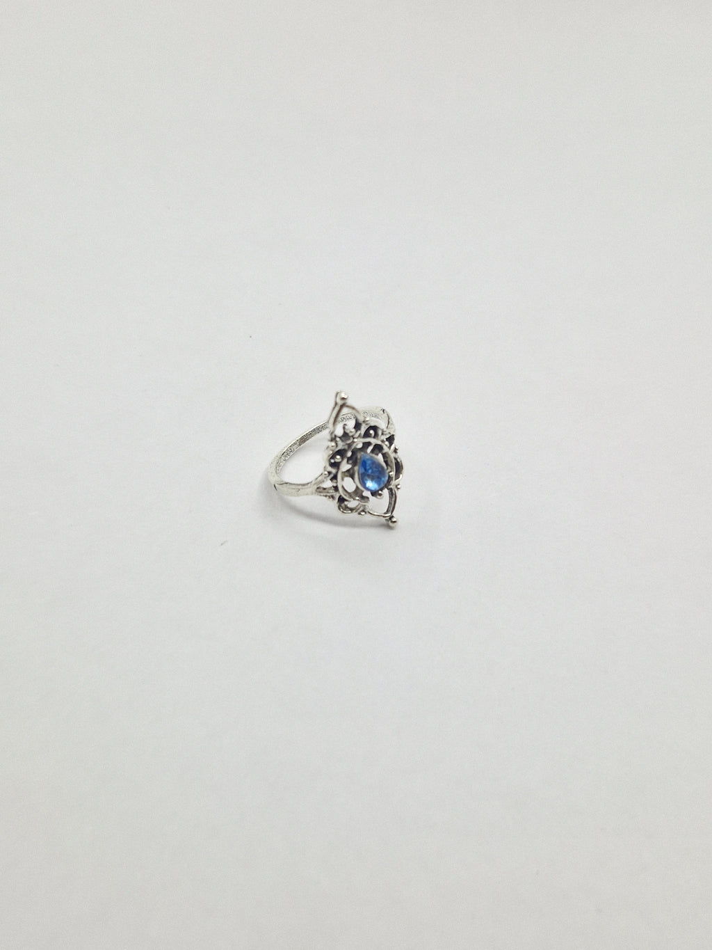 Azure Mystic Boho Ring Stack