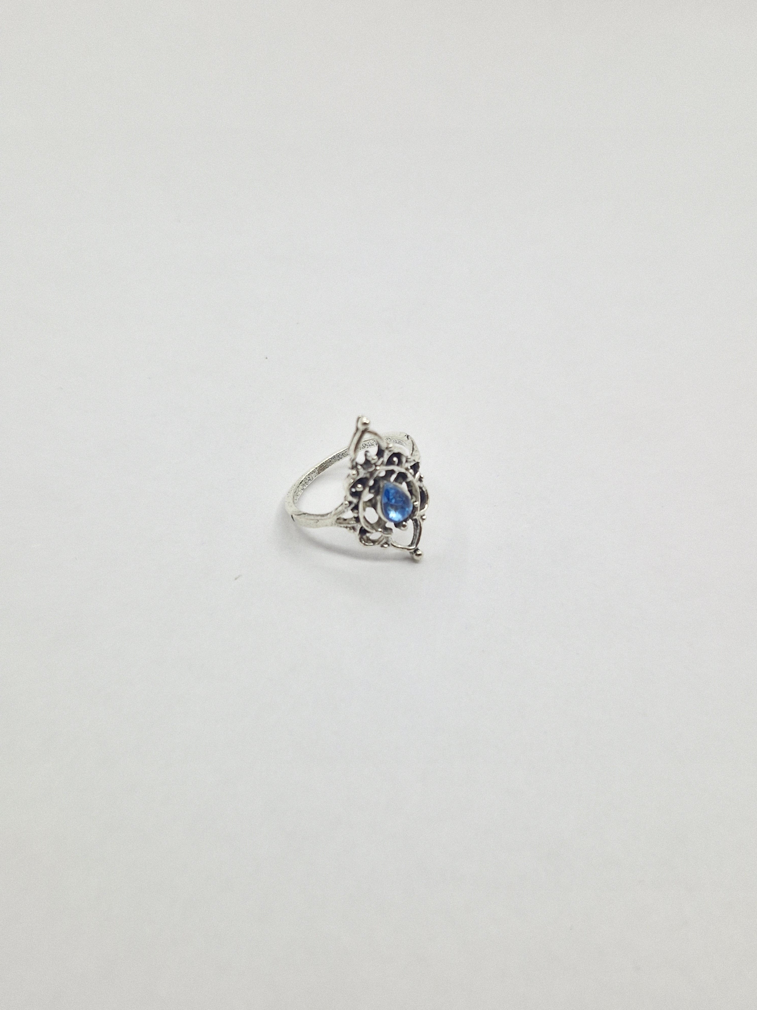 Azure Mystic Boho Ring Stack