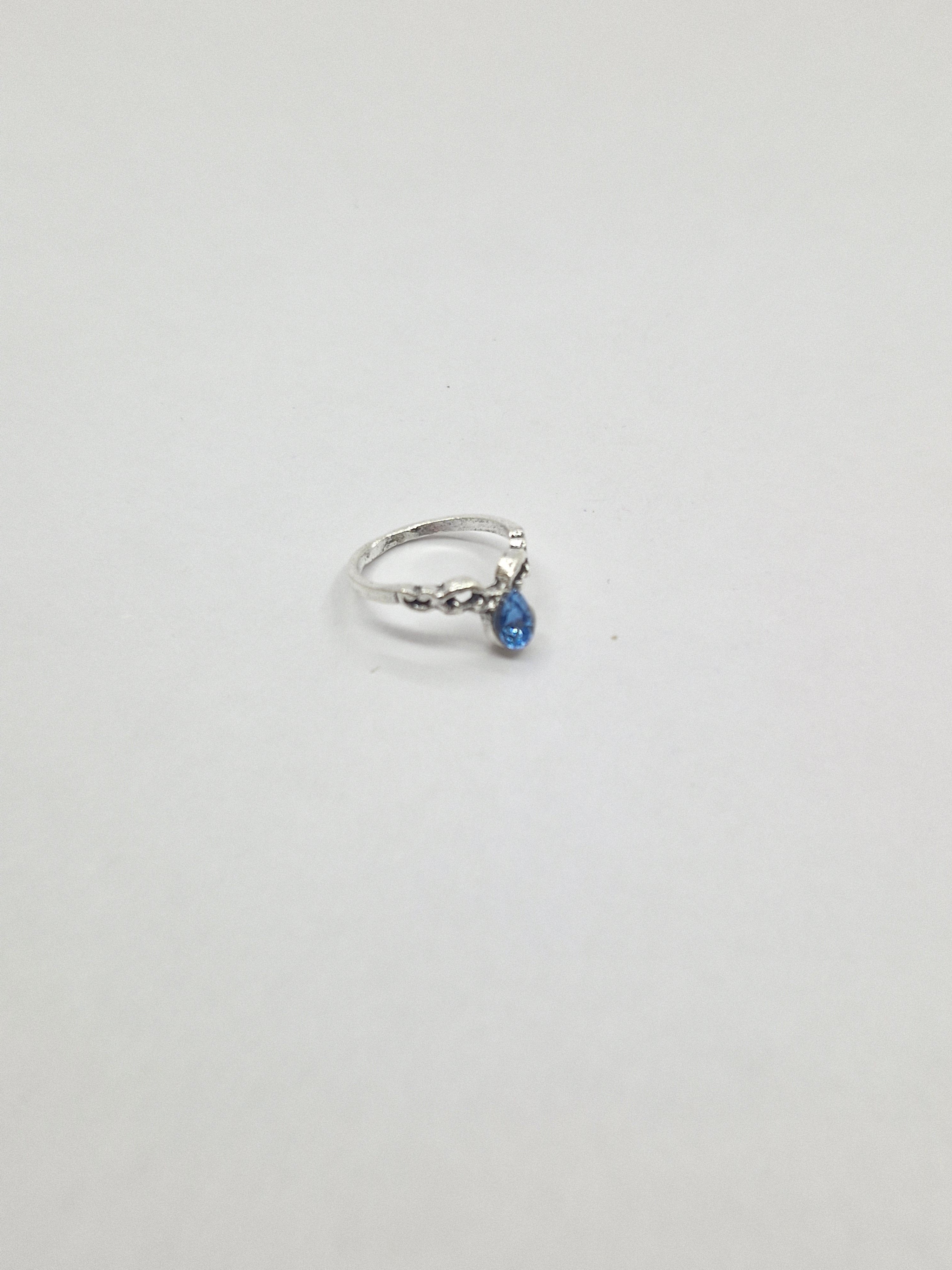 Azure Mystic Boho Ring Stack