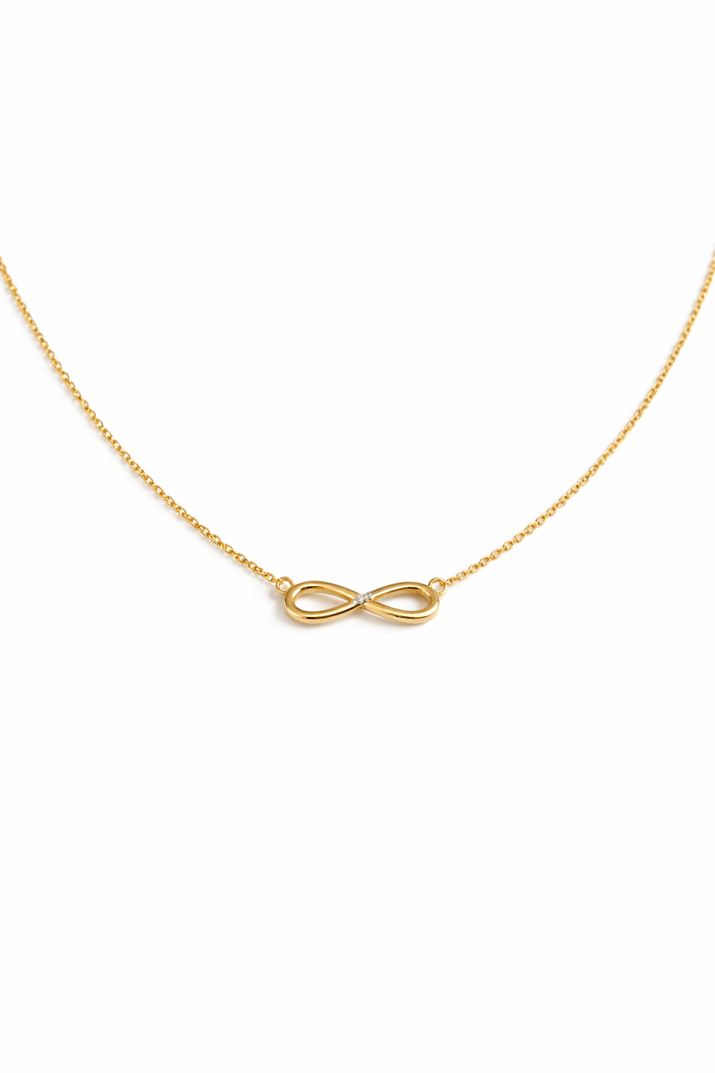 The "Everlasting Grace" Diamond Infinity Pendant Necklace