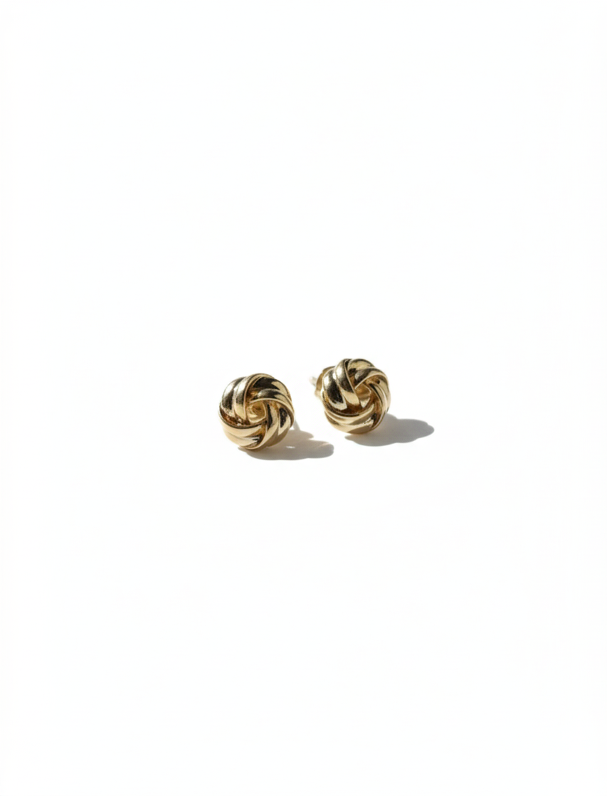 Twisted Love Knot Studs