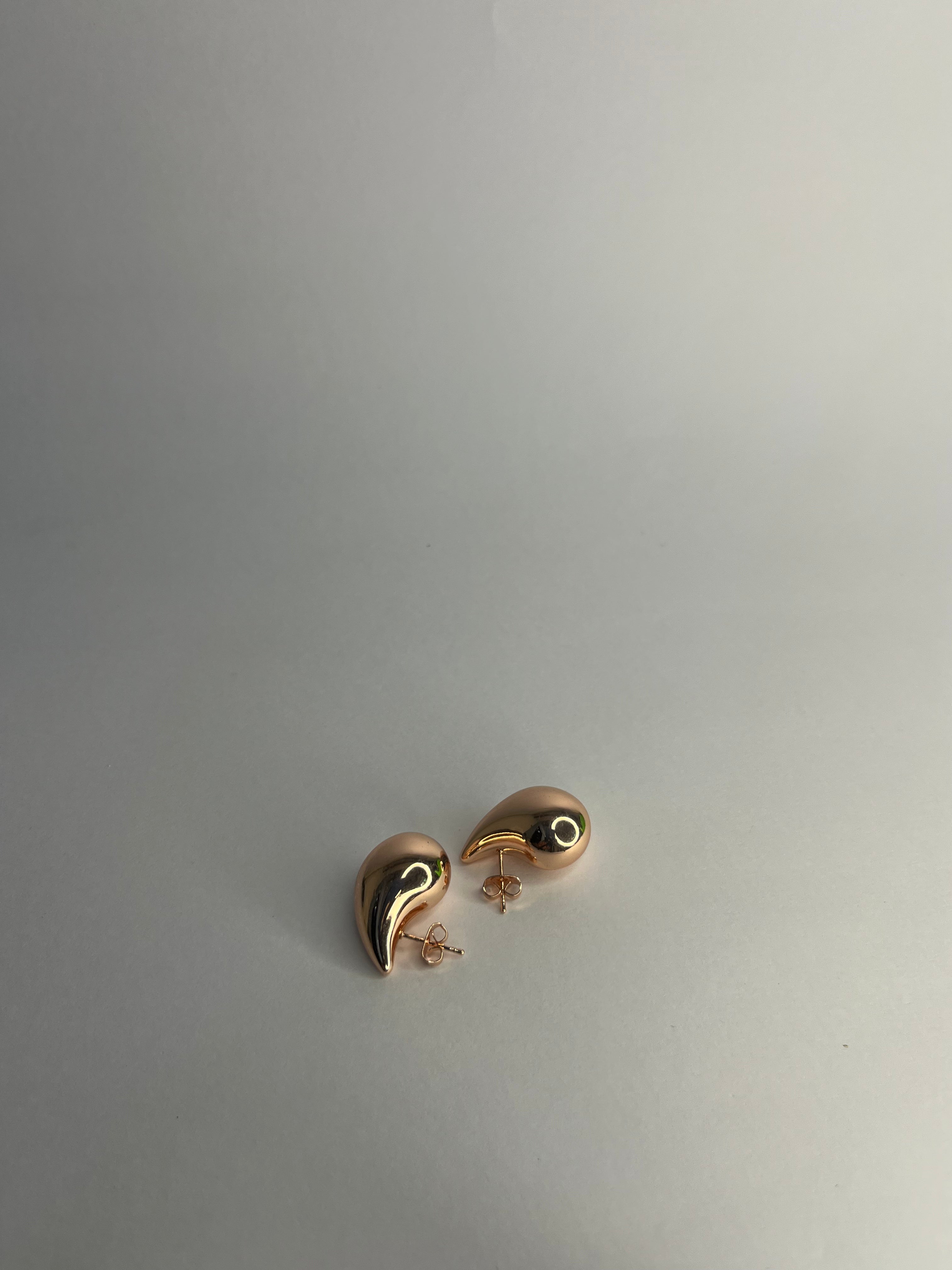 Aurora Teardrop Earrings — Graceful Curves, Radiant Beauty