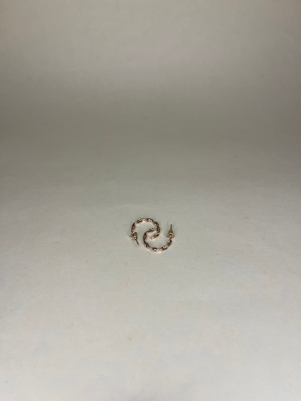 Spiral Twist Hoops