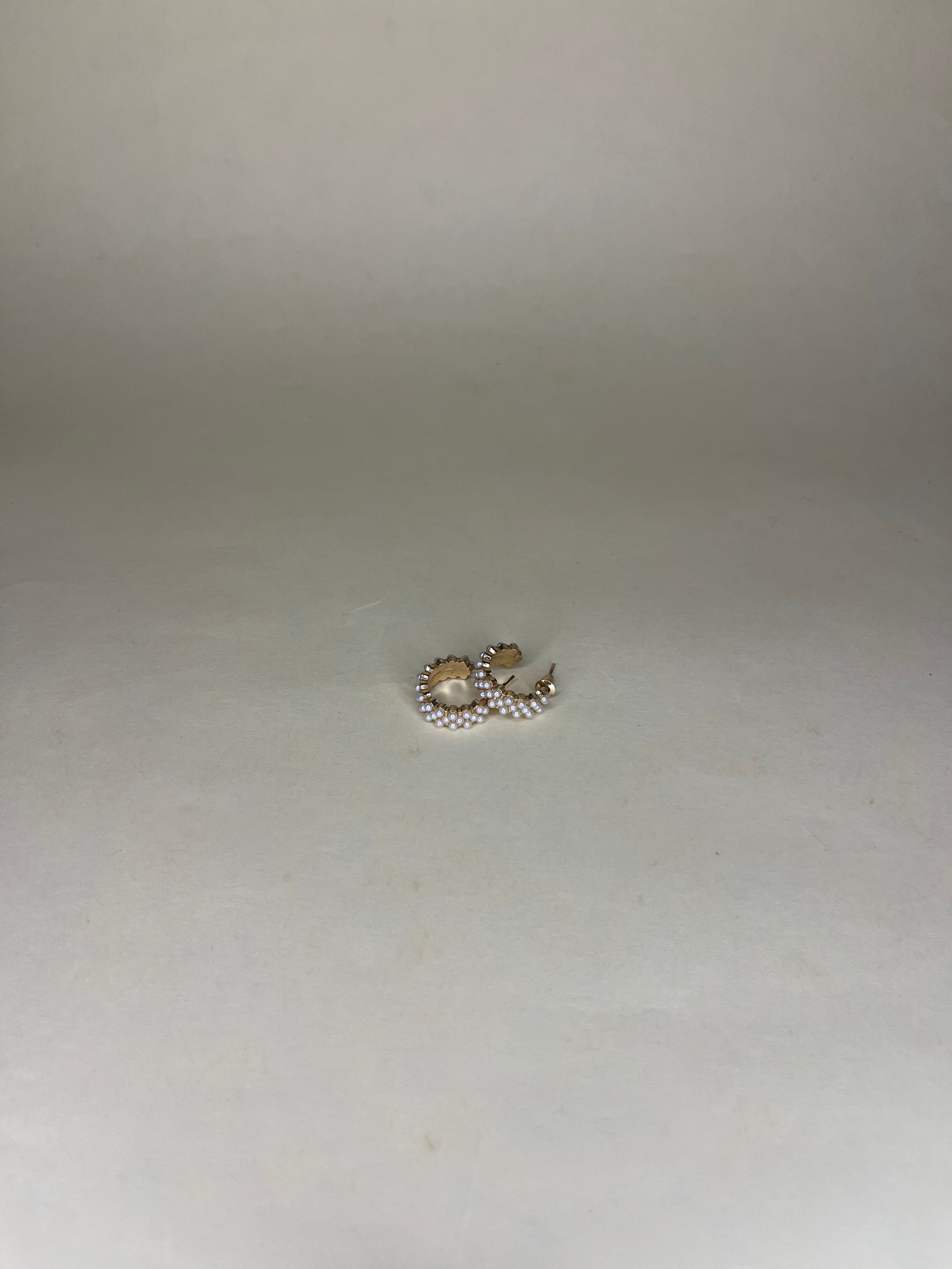 Pearl Elegance Hoops