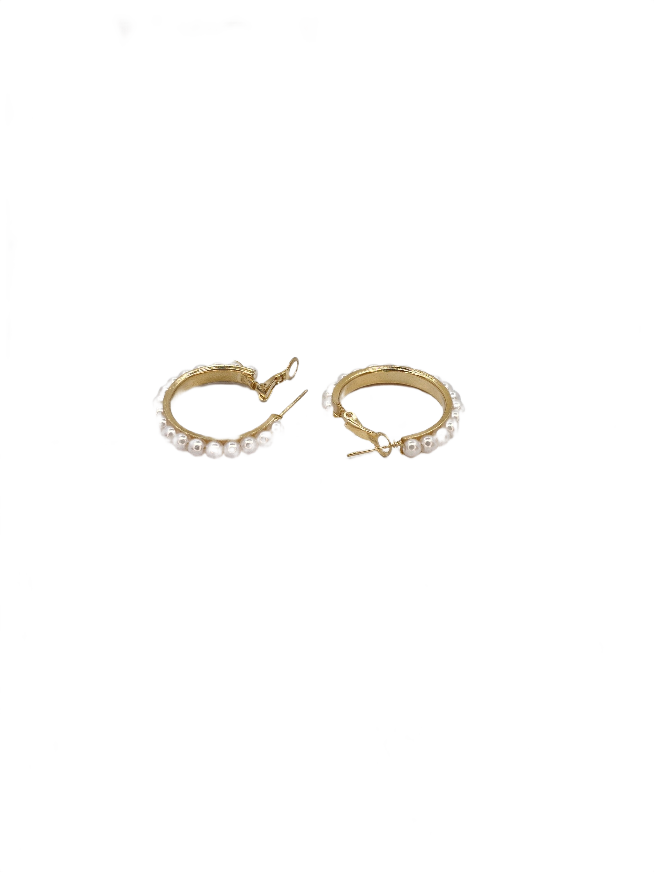Ivory Orbit Hoops