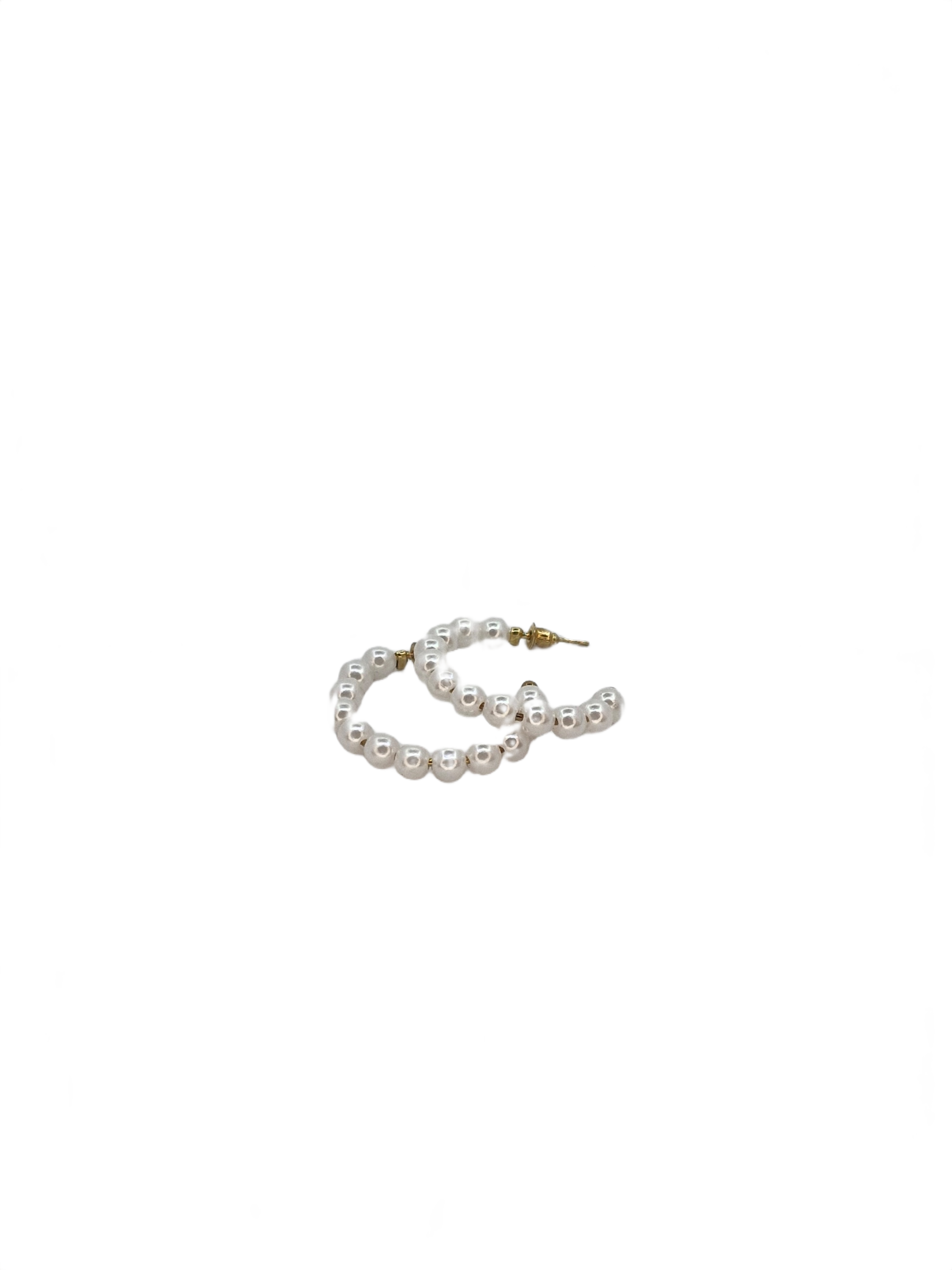 Pearla Halo Stud Hoops