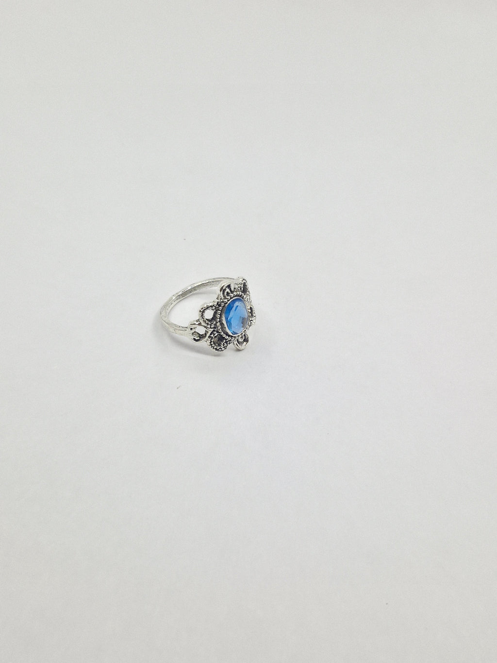 Azure Mystic Boho Ring Stack