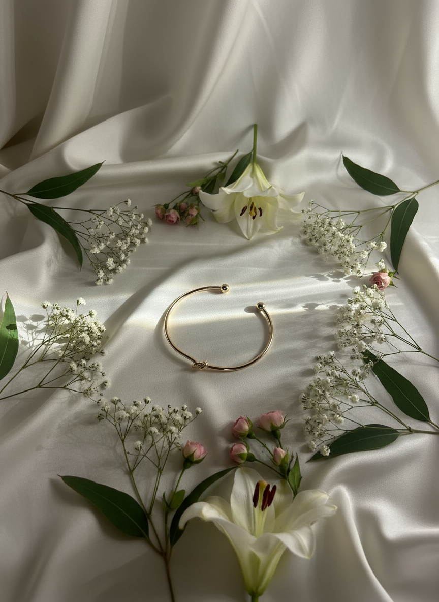 Love knot bracelet - Eternal Grace Cuff