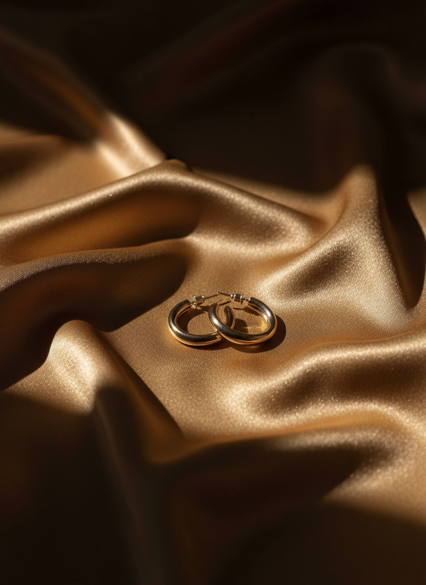 Bold Chunky Hoops- Earrings