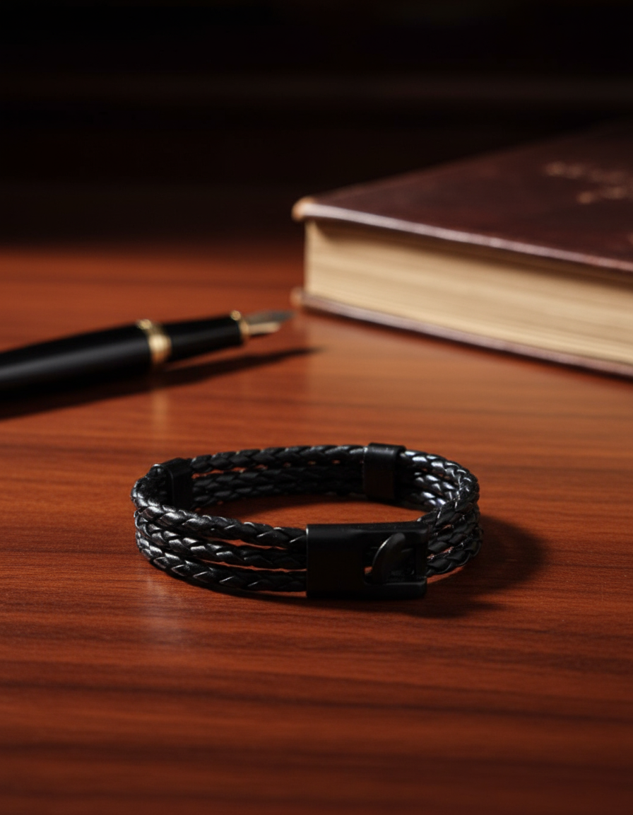 Shadow Weave Bracelet — Dance Between Light and Dark