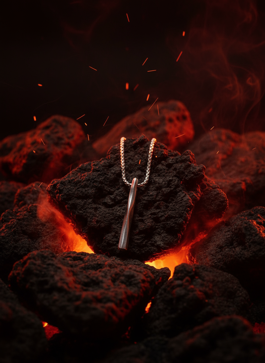 Vertical Bar Chain — Refined Strength, Modern Grace